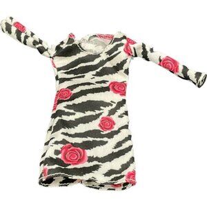 Nickelodeon Victorious Doll Dress With Zebra & Rose Print